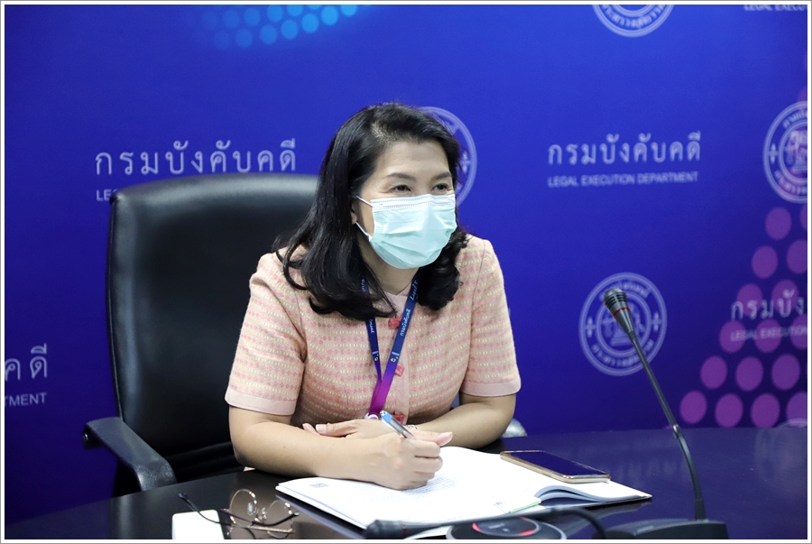กรมบังคับคดีเข้าร่วมสัมมนาเส้นทางสู่องค์กรต้นแบบด้านสิทธิมนุษยชน ประจำปี 2565 ประเภทองค์กรภาครัฐ รูปแบบออนไลน์